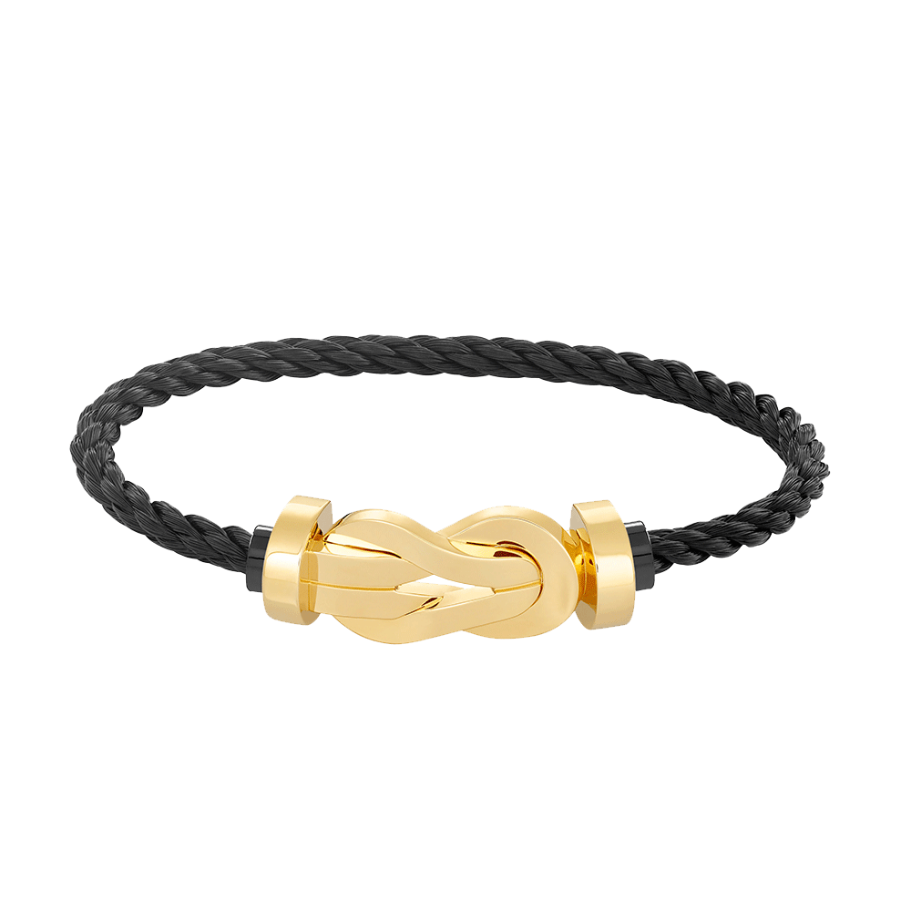 [⭐JeweliWhal]CHANCE LARGE 8 FIGURE BUCKLE NO DIAMOND BRACELET GOLD