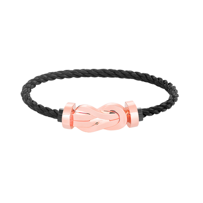 [⭐JeweliWhal]CHANCE LARGE 8 FIGURE BUCKLE NO DIAMOND BRACELET ROSE GOLD