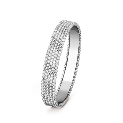 [⭐JeweliWhal]  FIVE-ROW DIAMOND BRACELET