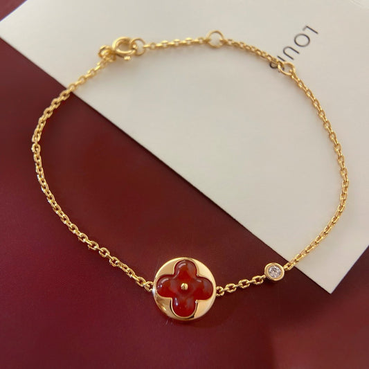 [⭐JeweliWhal]SUN PEDANT CARNELIAN BRACELET