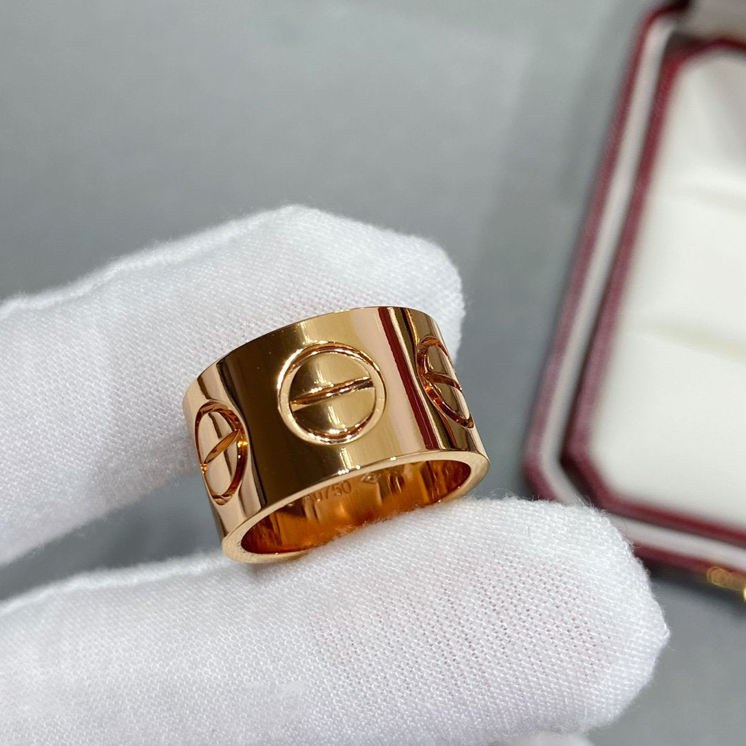 [⭐JeweliWhal]LOVE 11MM LARGE RING