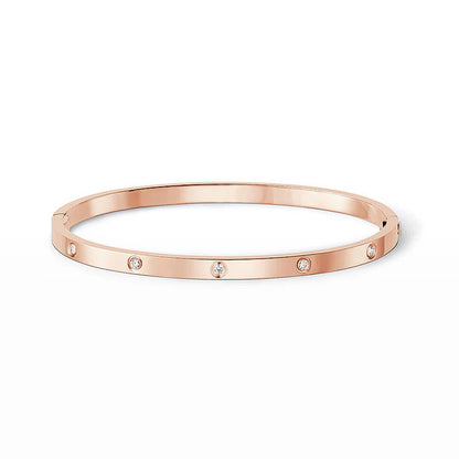 [⭐JeweliWhal]LOVE BRACELET 3.65MM 10 DIAMONDS