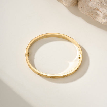[⭐JeweliWhal]LOVE BRACELET 6.1MM BRUSHED