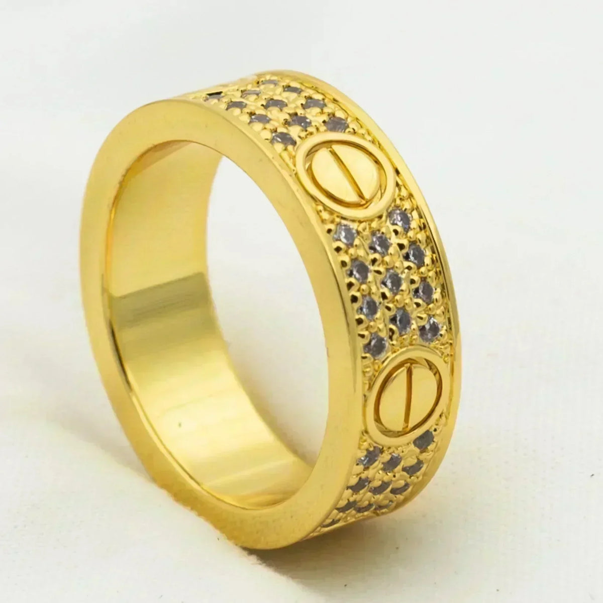 [⭐JeweliWhal]LOVE RING 5.5MM DIAMONDS PAVED