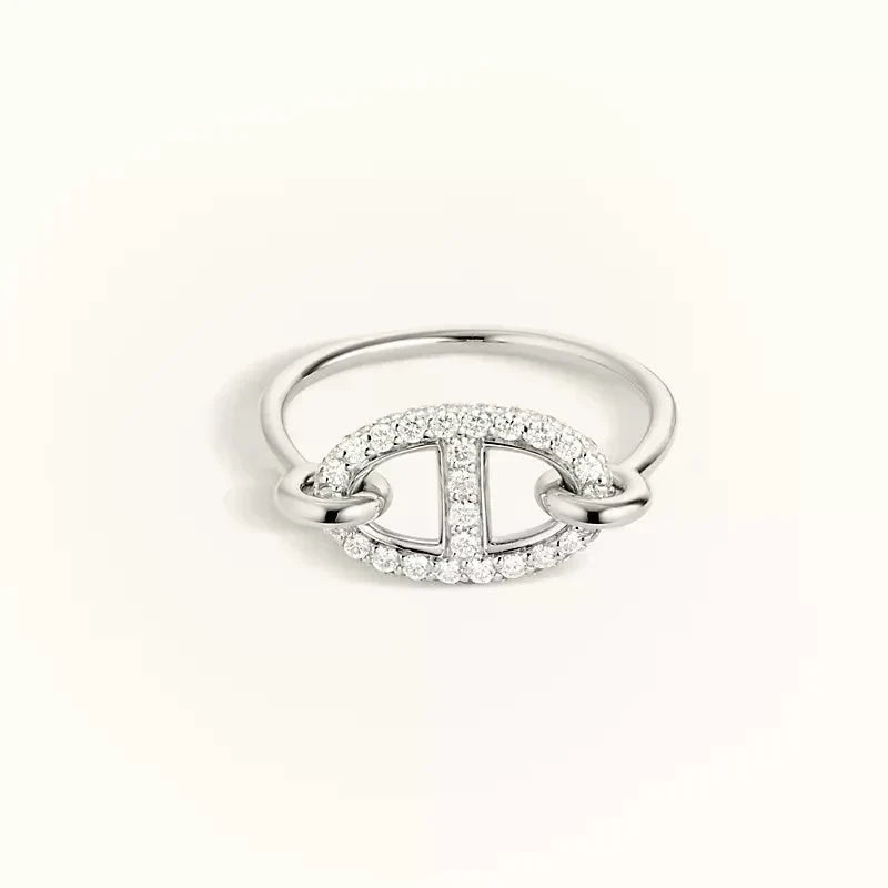[⭐JeweliWhal]RONDE SMALL SILVER DIAMOND RING