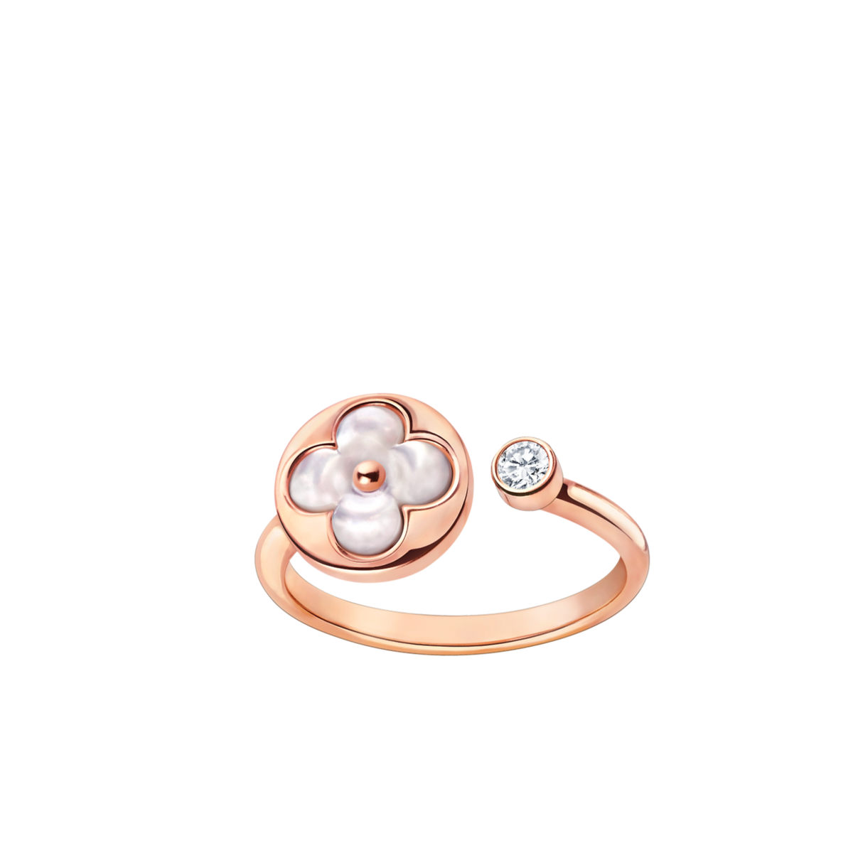[⭐JeweliWhal]SUN 1 DIAMOND PINK MOP RING
