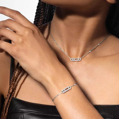 [⭐JeweliWhal]Pavé Baby Move Diamond Bracelet