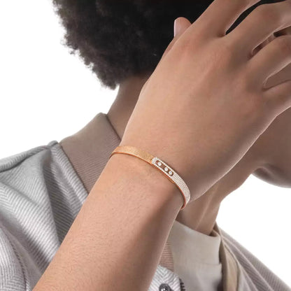 [⭐JeweliWhal]Move Noa Ciselé half pavé bangle