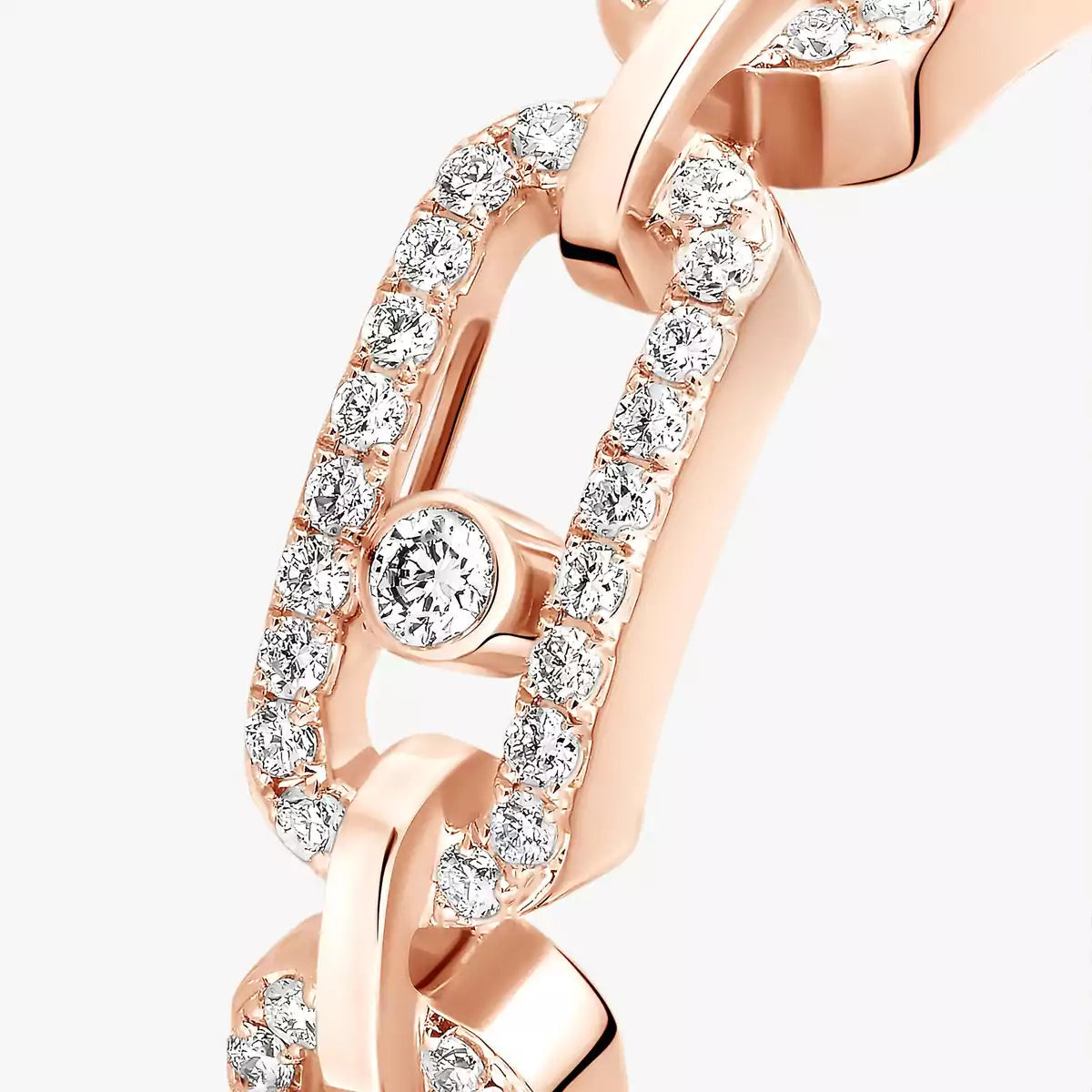 [⭐JeweliWhal]Move Link Pave_-Set Diamond Ring in Gold