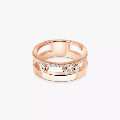 [⭐JeweliWhal]Move Romane Diamond Ring