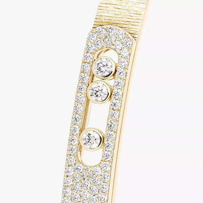 [⭐JeweliWhal]Move Noa Ciselé half pavé bangle