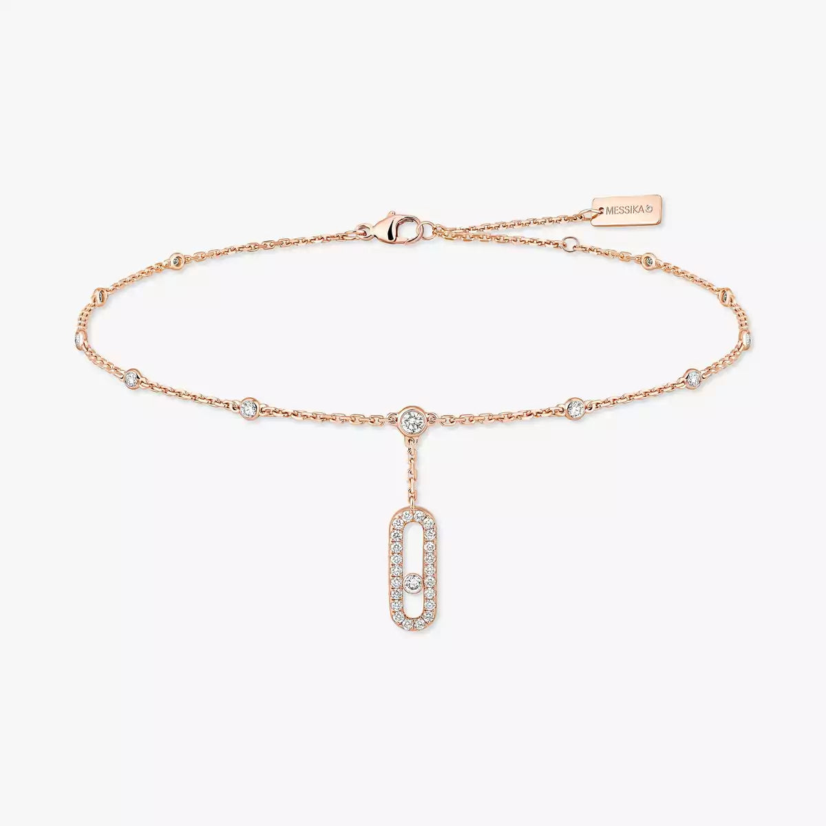 [⭐JeweliWhal] Move Uno pavé ankle bracelet