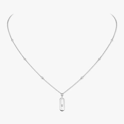 [⭐JeweliWhal] Move Uno Gold Diamond Long Necklace