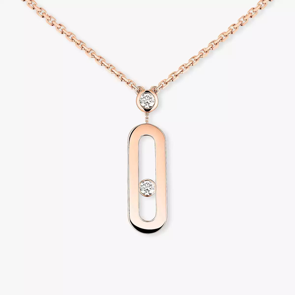 [⭐JeweliWhal] Move Uno Gold Diamond Long Necklace