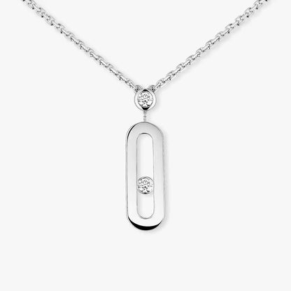[⭐JeweliWhal] Move Uno Gold Diamond Long Necklace