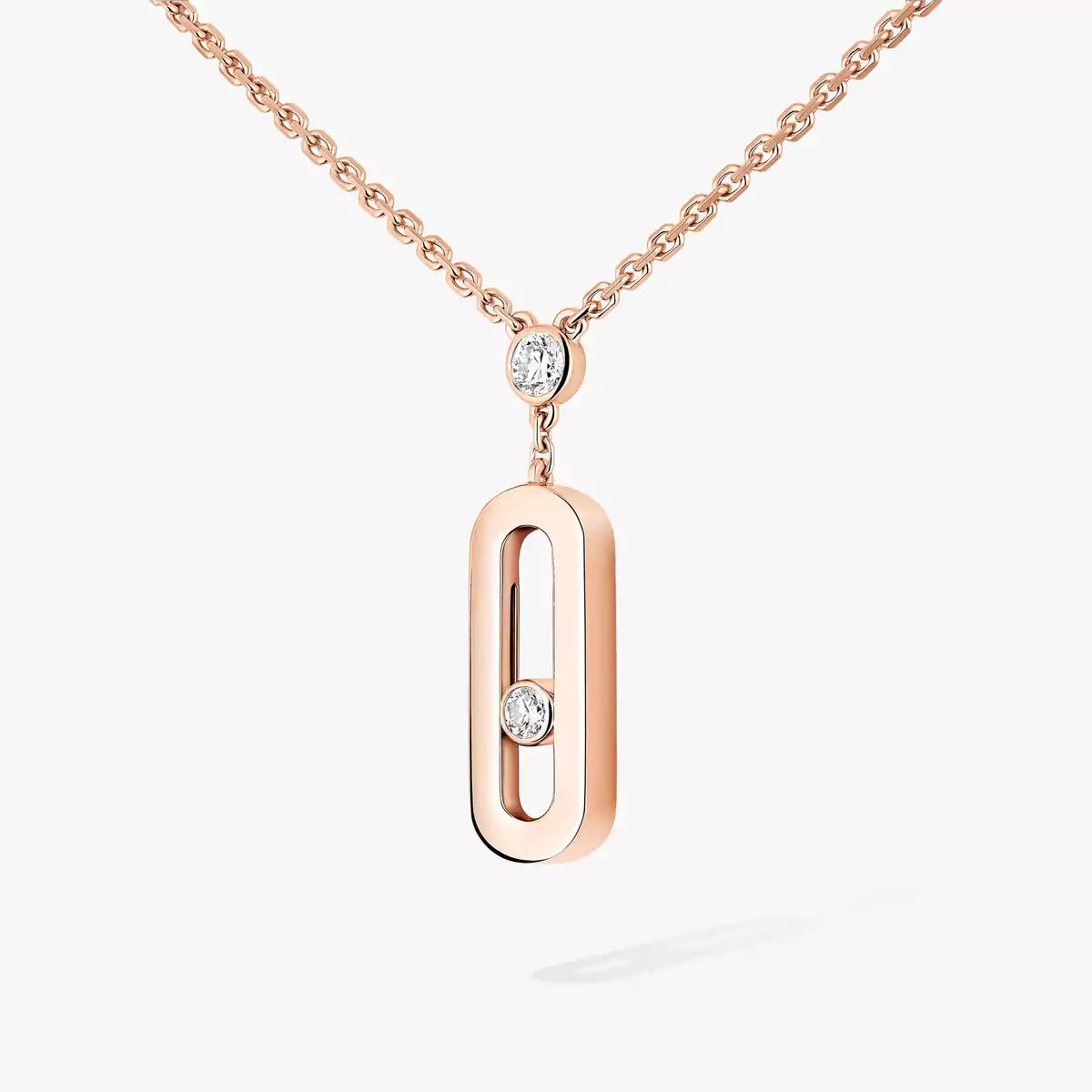[⭐JeweliWhal] Move Uno Gold Diamond Long Necklace