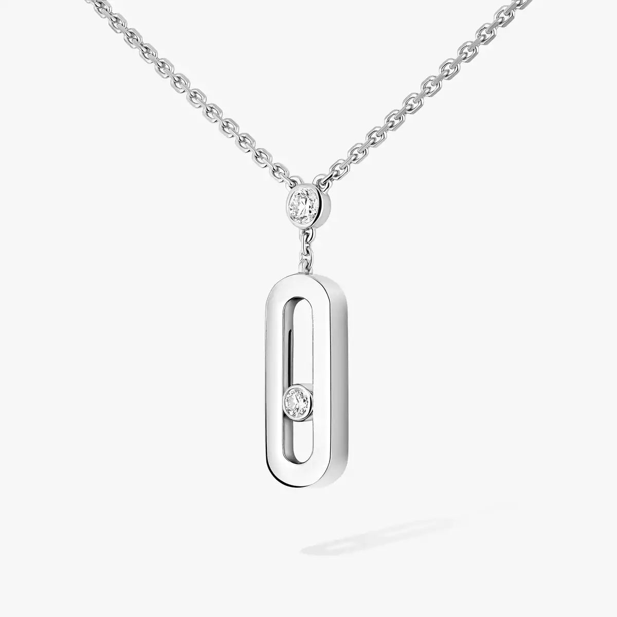 [⭐JeweliWhal] Move Uno Gold Diamond Long Necklace
