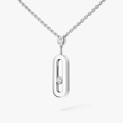 [⭐JeweliWhal] Move Uno Gold Diamond Long Necklace
