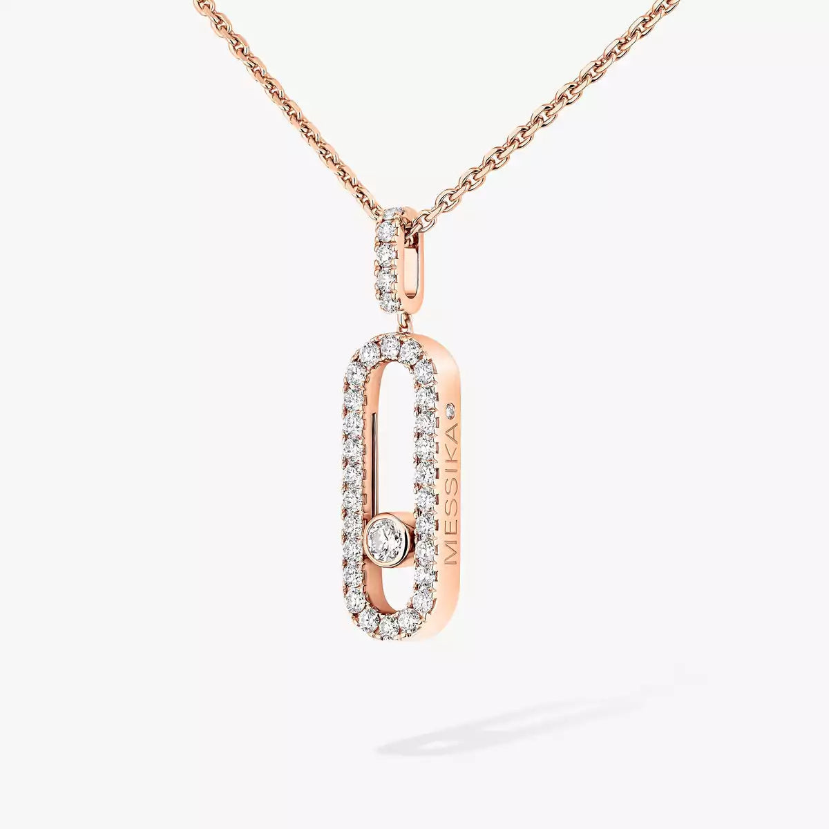 [⭐JeweliWhal]Move Uno Diamond Necklace in Rose Gold