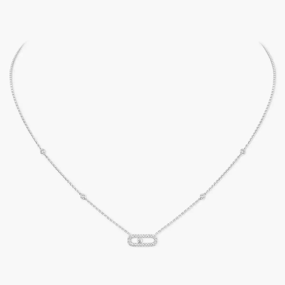 [⭐JeweliWhal]Diamond Necklace Move Uno