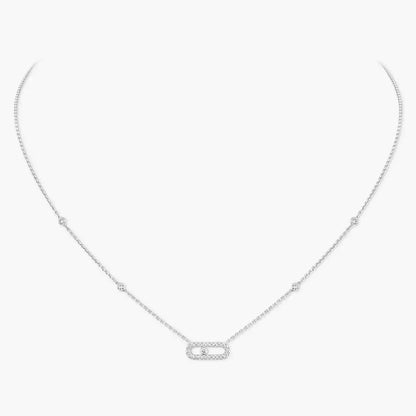 [⭐JeweliWhal]Diamond Necklace Move Uno