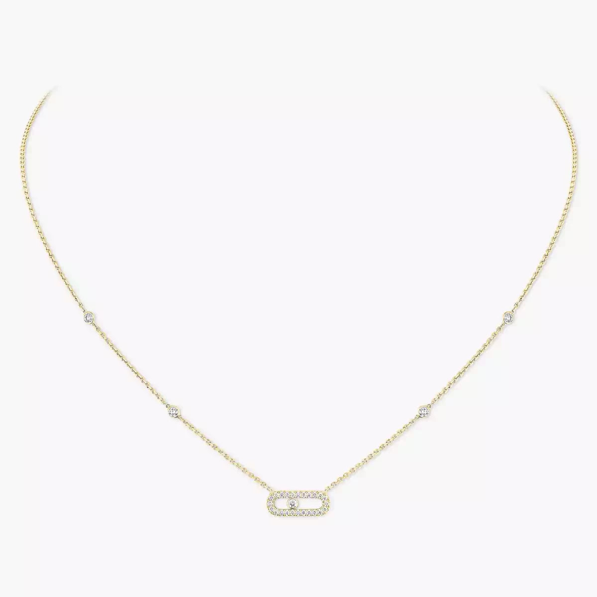 [⭐JeweliWhal]Diamond Necklace Move Uno