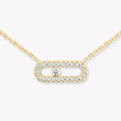 [⭐JeweliWhal]Diamond Necklace Move Uno