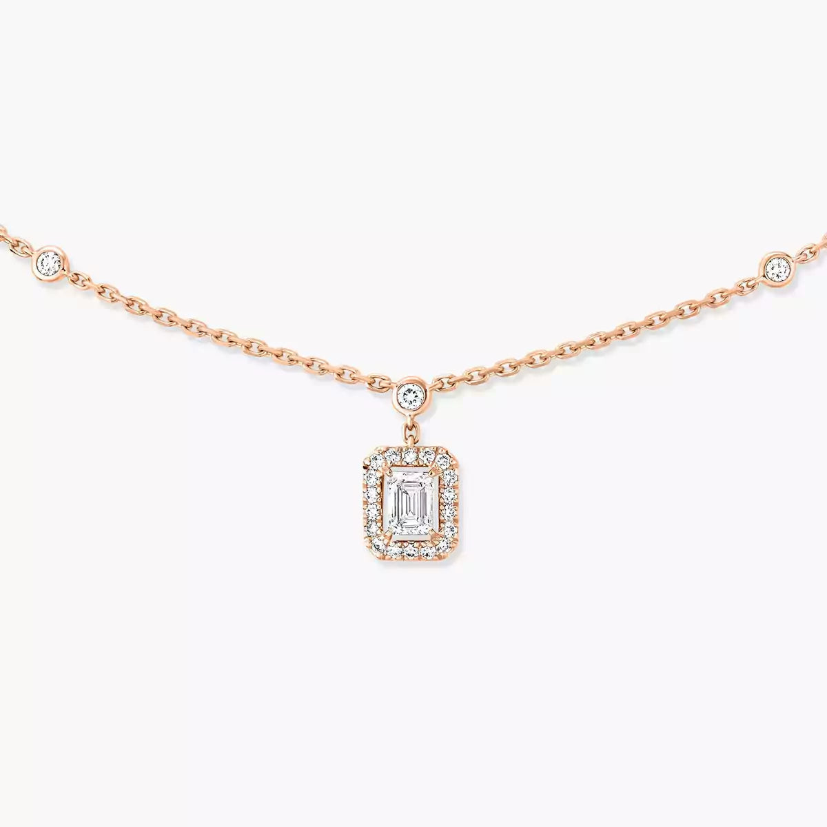 [⭐JeweliWhal]My Twin Diamond Necklace in Silver
