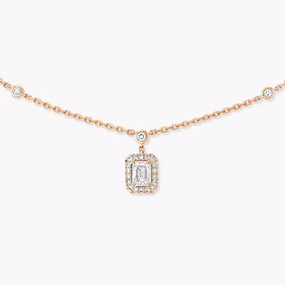 [⭐JeweliWhal]My Twin Diamond Necklace in Silver
