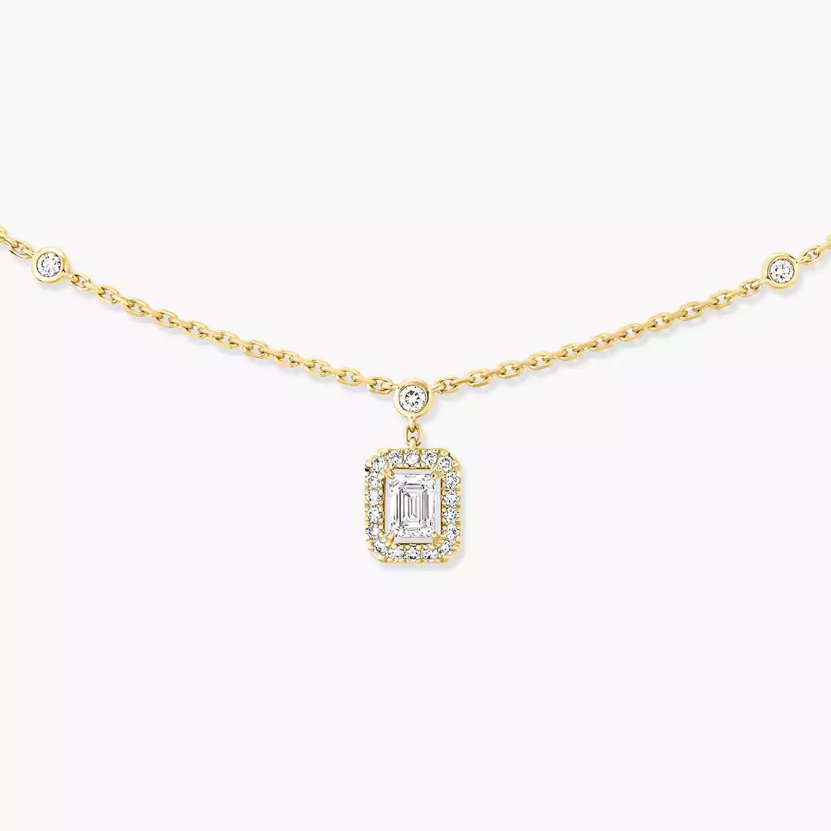 [⭐JeweliWhal]My Twin Diamond Necklace in Silver