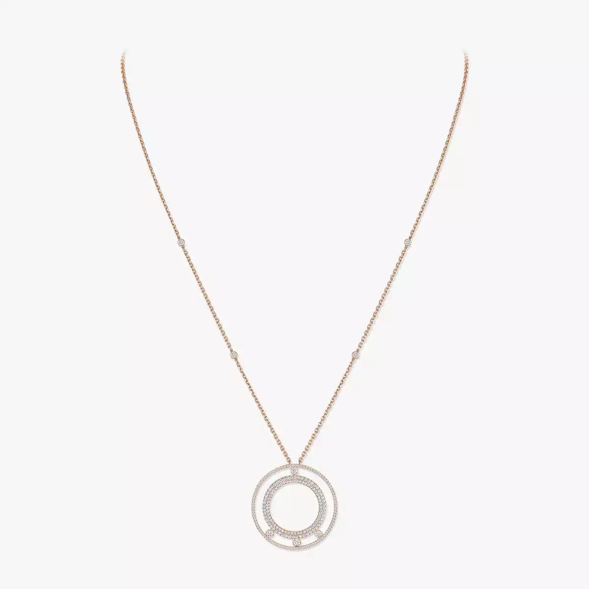 [⭐JeweliWhal]Move Romane Long Pave_-Set Diamond Necklace