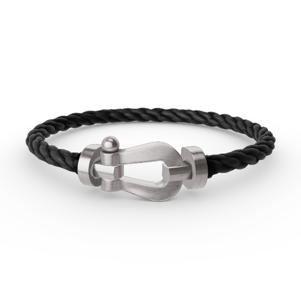 [⭐JeweliWhal]FORCE LARGE HORSESHOE NO DIAMOND BRACELET SILVER